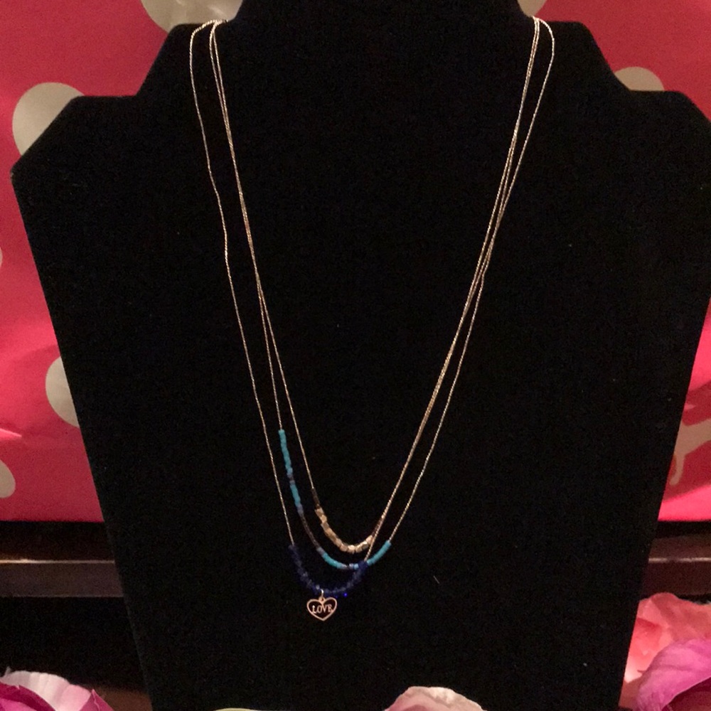 💙Blue 3 layer necklace 💙